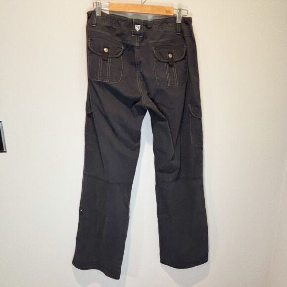 Kuhl Washed Black Roll Tab Convertible Cargo Pant - size 12 - Picture 2 of 10